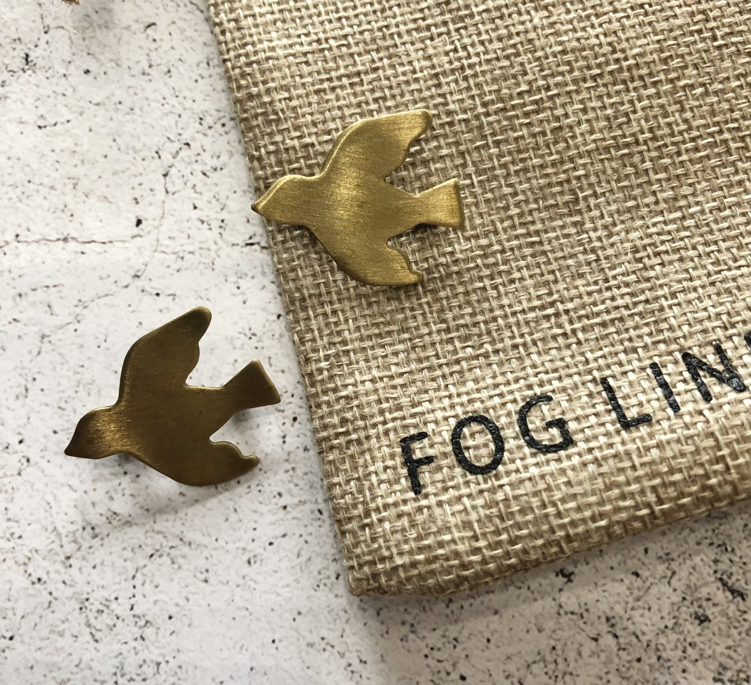 fogブラス　バードブローチ　かっこう